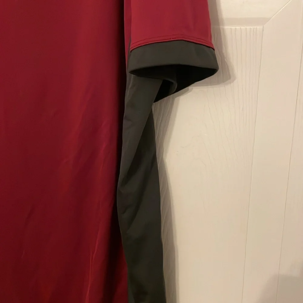 Nike Maroon Polo Shirt with Logo